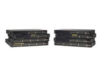 Cisco 550X Series SF550X-24MP - Commutateur - C3 - Géré - 24 x 10/100 (PoE+) + 2 x SFP+ 10 Go (liaison montante) + 2 x 10GBase-T combo (liaison montante) - Montable sur rack - PoE+ (382 W) SF550X-24MP-K9-UK